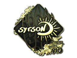 Sticker | syrsoN (Gold) | Rio 2022 image