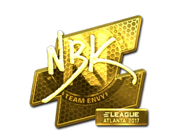 Sticker | NBK- (Gold) | Atlanta 2017 image