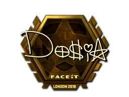 Sticker | Dosia (Gold) | London 2018 image