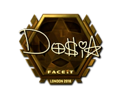 Sticker | Dosia (Gold) | London 2018 image