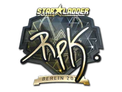 Sticker | RpK (Gold) | Berlin 2019 image