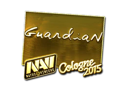 Sticker | GuardiaN (Gold) | Cologne 2015 image