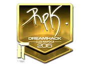 Sticker | RpK (Gold) | Cluj-Napoca 2015 image