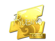 Sticker | RUBINO (Gold) | Atlanta 2017 image
