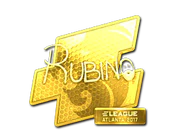 Sticker | RUBINO (Gold) | Atlanta 2017 image