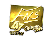 Sticker | FNS (Gold) | Cologne 2015 image