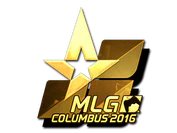 Sticker | Astralis (Gold) | MLG Columbus 2016 image