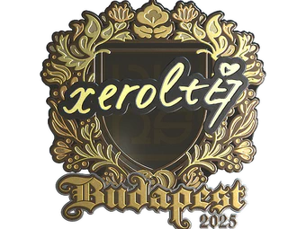 Sticker | xerolte (Gold) | Budapest 2025 image