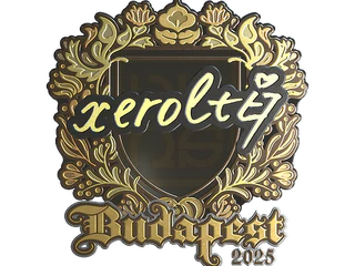 Sticker | xerolte (Gold) | Budapest 2025