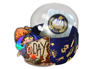 10 Year Birthday Sticker Capsule