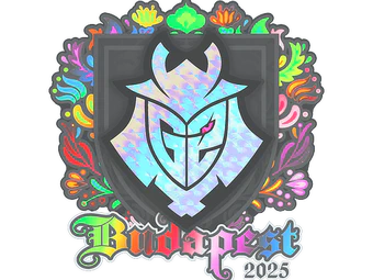 Sticker | G2 esports (Holo) | Budapest 2025 image