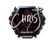 Sticker | chrisJ (Foil) | London 2018 image