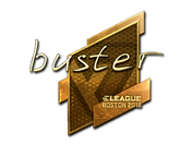 Sticker | buster (Gold) | Boston 2018 image