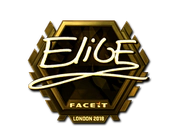 Sticker | EliGE (Gold) | London 2018 image