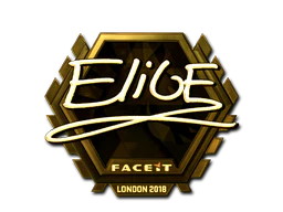 Sticker | EliGE (Gold) | London 2018 image