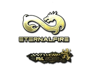 Sticker | Eternal Fire (Gold) | Antwerp 2022 image