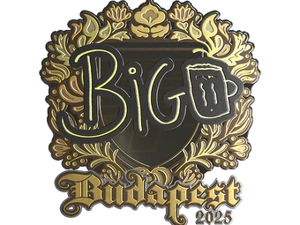 Sticker | biguzera (Gold) | Budapest 2025 image