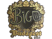 Sticker | biguzera (Gold) | Budapest 2025 image