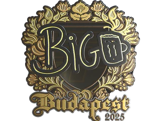 Sticker | biguzera (Gold) | Budapest 2025