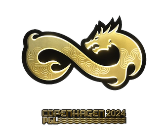 Sticker | Eternal Fire (Gold) | Copenhagen 2024 image