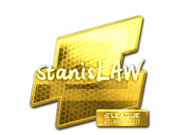 Sticker | stanislaw (Gold) | Atlanta 2017