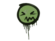 Sealed Graffiti | Grimace (Battle Green) image