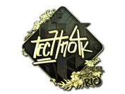 Sticker | Techno4K (Gold) | Rio 2022 image