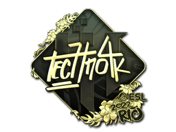 Sticker | Techno4K (Gold) | Rio 2022 image