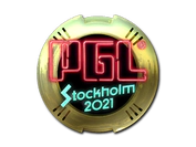 Sticker | PGL (Gold) | Stockholm 2021 image