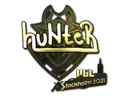 Sticker | huNter- (Gold) | Stockholm 2021 image