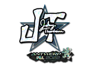 Sticker | JT (Glitter) | Antwerp 2022 image