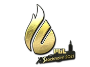 Sticker | Copenhagen Flames (Gold) | Stockholm 2021 image