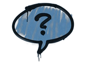 Sealed Graffiti | Question Mark (Monarch Blue) image