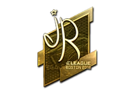 Sticker | jR (Gold) | Boston 2018 image