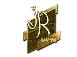 Sticker | jR (Gold) | Boston 2018 image