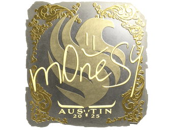 Sticker | m0NESY (Gold) | Austin 2025 image