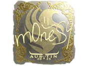 Sticker | m0NESY (Gold) | Austin 2025 image