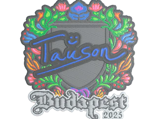 Sticker | Tauson (Embroidered) | Budapest 2025
