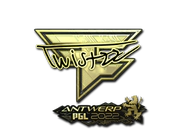 Sticker | Twistzz (Gold) | Antwerp 2022 image