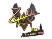 Sticker | ZywOo (Holo) | Stockholm 2021 image