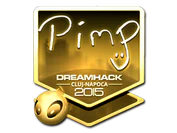 Sticker | Pimp (Gold) | Cluj-Napoca 2015 image