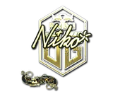 Sticker | niko (Gold)  | Paris 2023 image