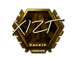 Sticker | Xizt (Gold) | London 2018 image