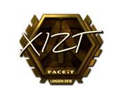 Sticker | Xizt (Gold) | London 2018 image
