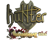 Sticker | huNter- (Gold) | Shanghai 2024 image