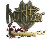 Sticker | huNter- (Gold) | Shanghai 2024 image