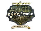 Sticker | electronic (Gold) | Berlin 2019 image