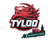 Sticker | Tyloo (Foil) | Stockholm 2021 image