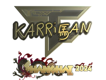 Sticker | karrigan (Gold) | Shanghai 2024 image