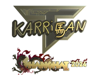 Sticker | karrigan (Gold) | Shanghai 2024